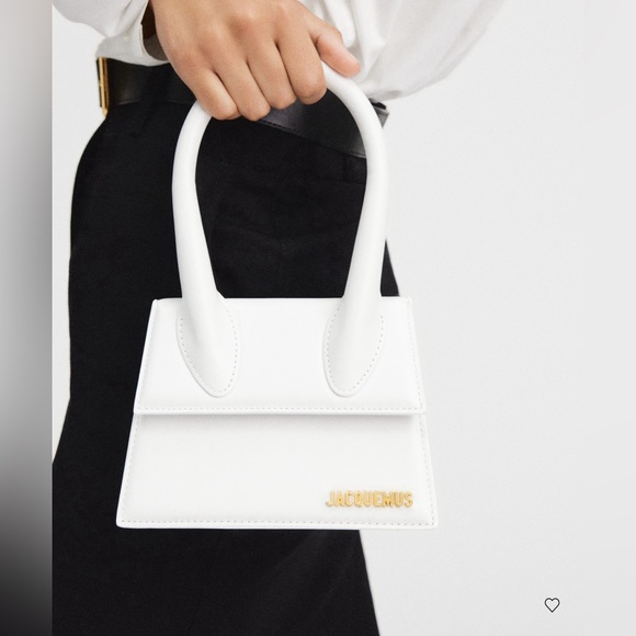 Jacquemus Le Chiquito moyen White and Gold with strap and dust bag! PERFECT - Picture 5 of 5
